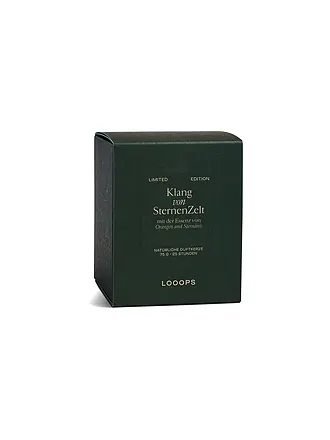 LOOOPS | Duftkerze 75g Wärme von Abendgold | dunkelgrün